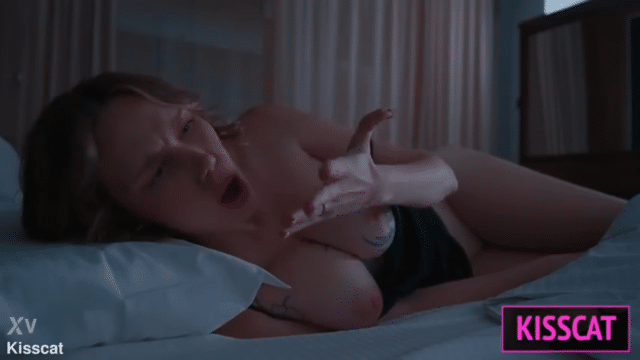 Kisscat – What Happens When Horny Mom Shares Hotel Bed with Son All Night